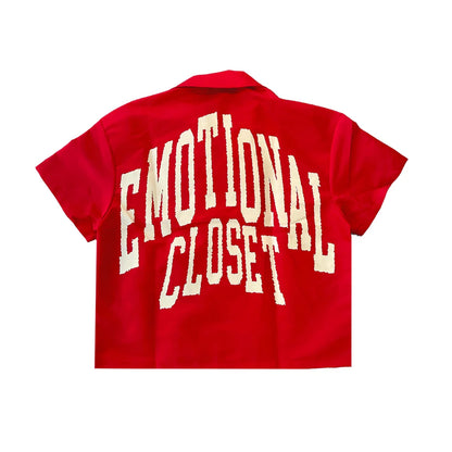 Red “Backyard” Nylon Shirt